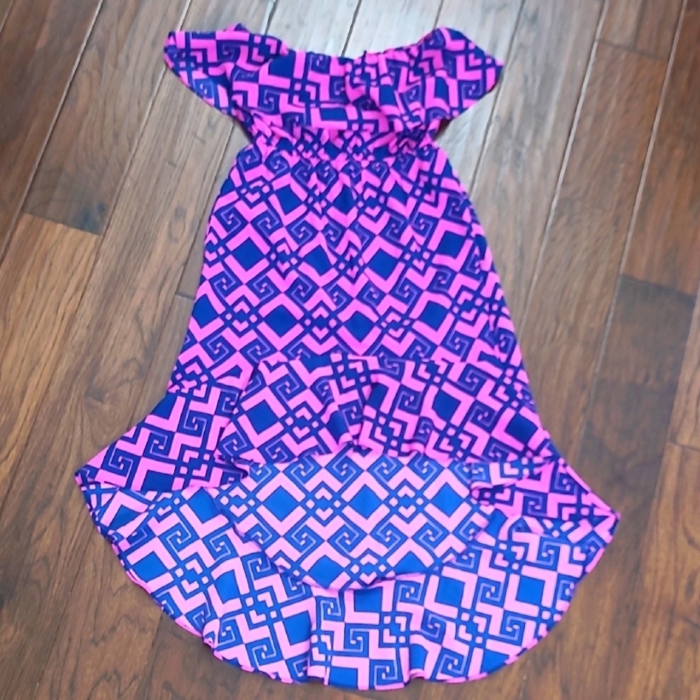 Macbeth Collection by Margaret Josephs High-Low Strapless Dress size Small